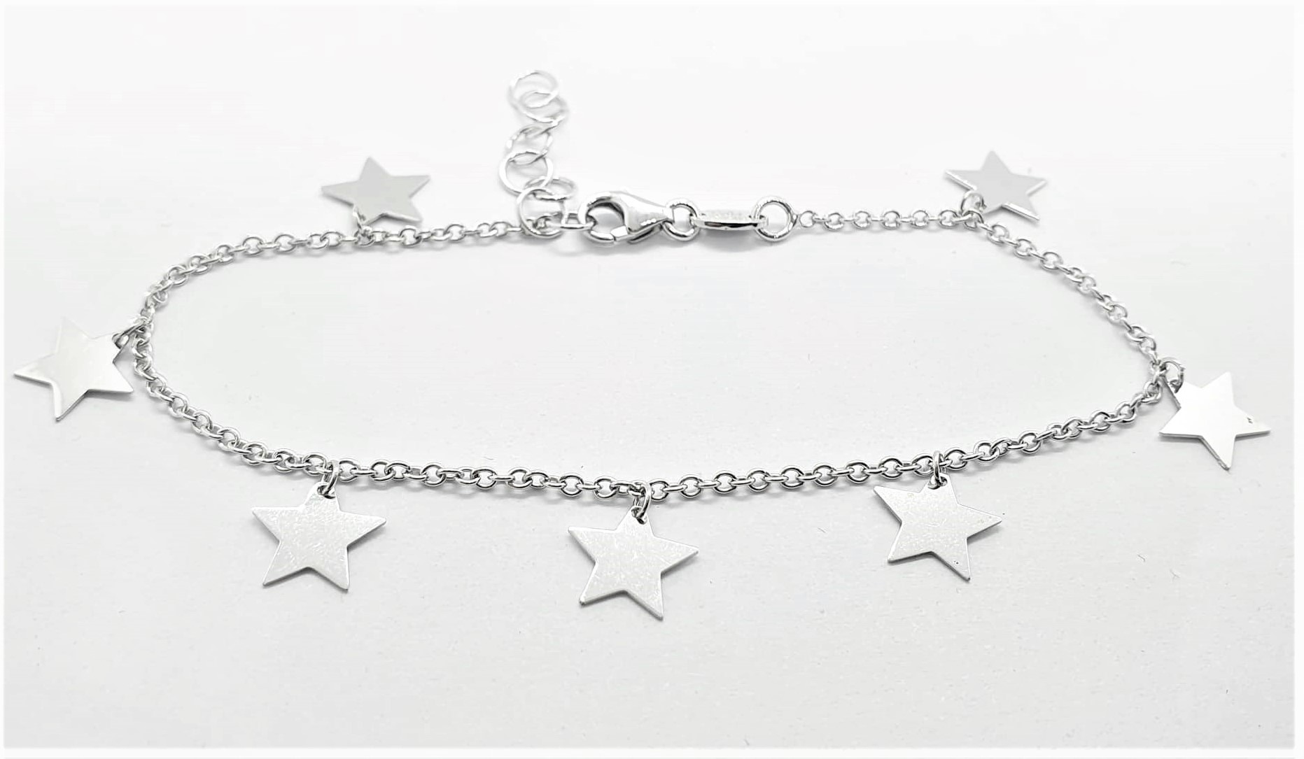 288750990_1241684616575150_9106877441647730014_n.jpg Bracciale oro bianco con stelline - immagine 1