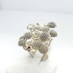 Anello fili in argento