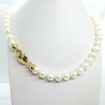 Girocollo perle e oro giallo