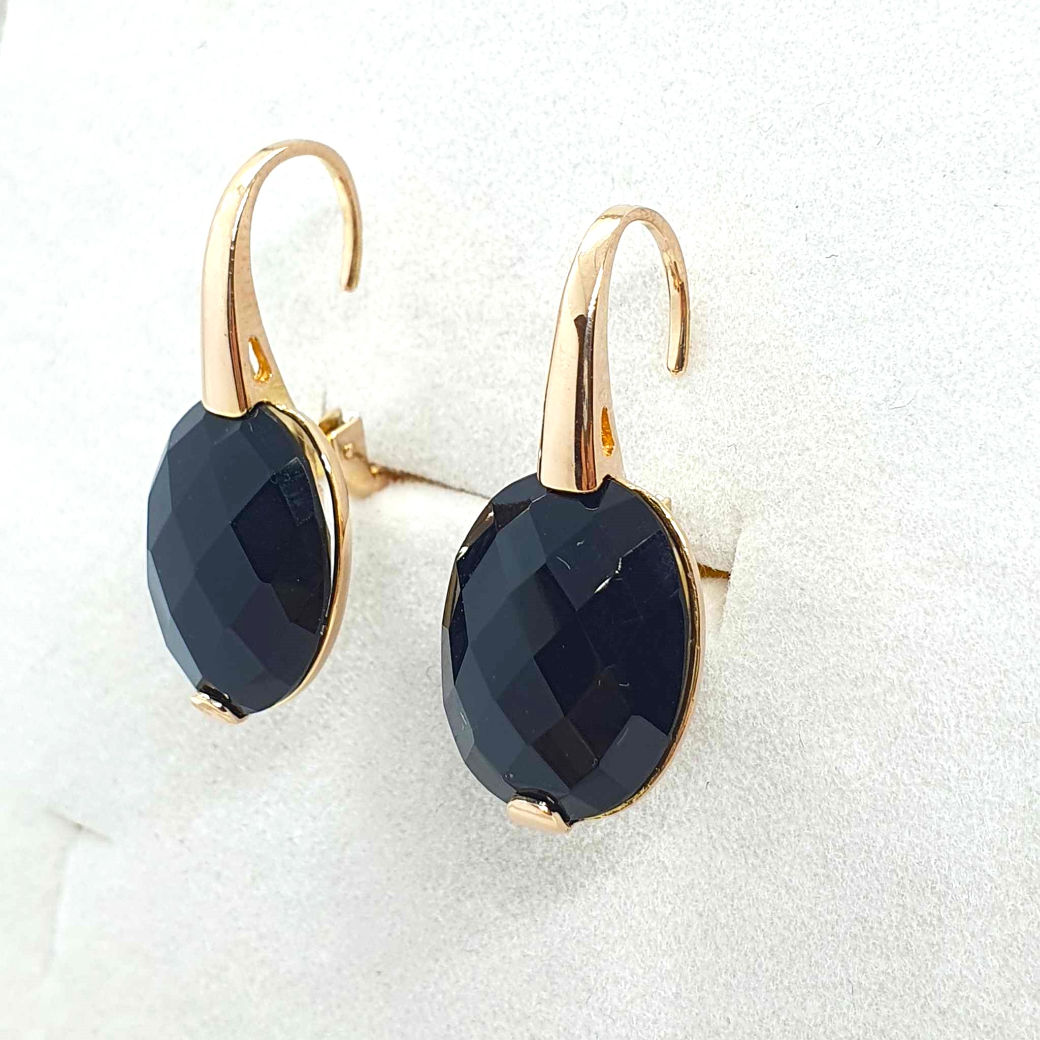 450303310_1523438341583071_2081855937120294082_n.jpg Orecchini oro rosa e onice - immagine 1