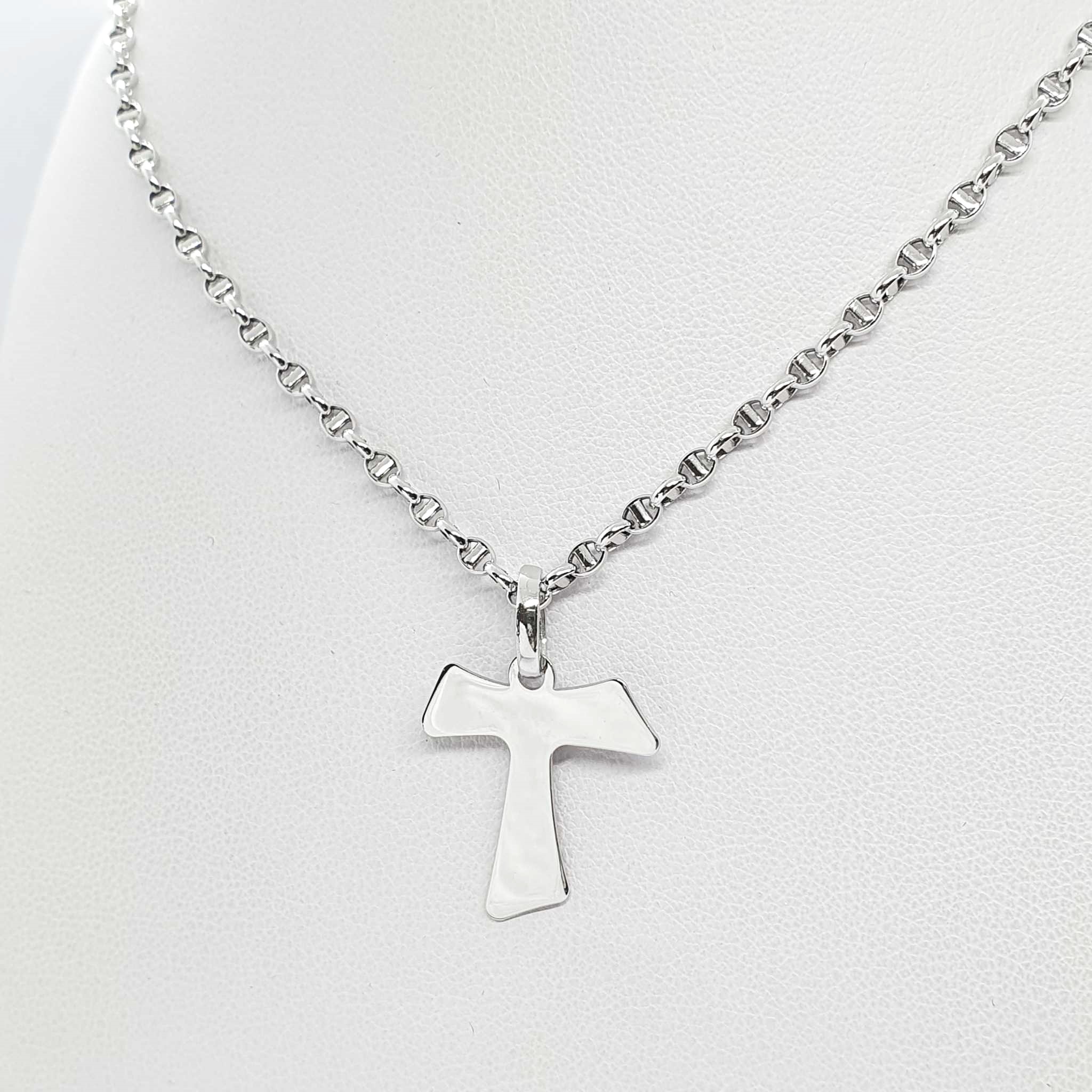 457580943_440826585773308_6034250019998531429_n.jpg Collana con ciondolo croce in oro - immagine 1