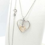 Collana con cuore oro