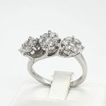 Anello trilogy oro e diamanti