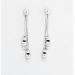 Orecchini pendenti in oro bianco