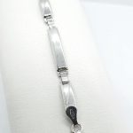 Bracciale uomo oro bianco