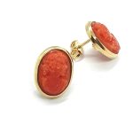 Orecchini oro e corallo