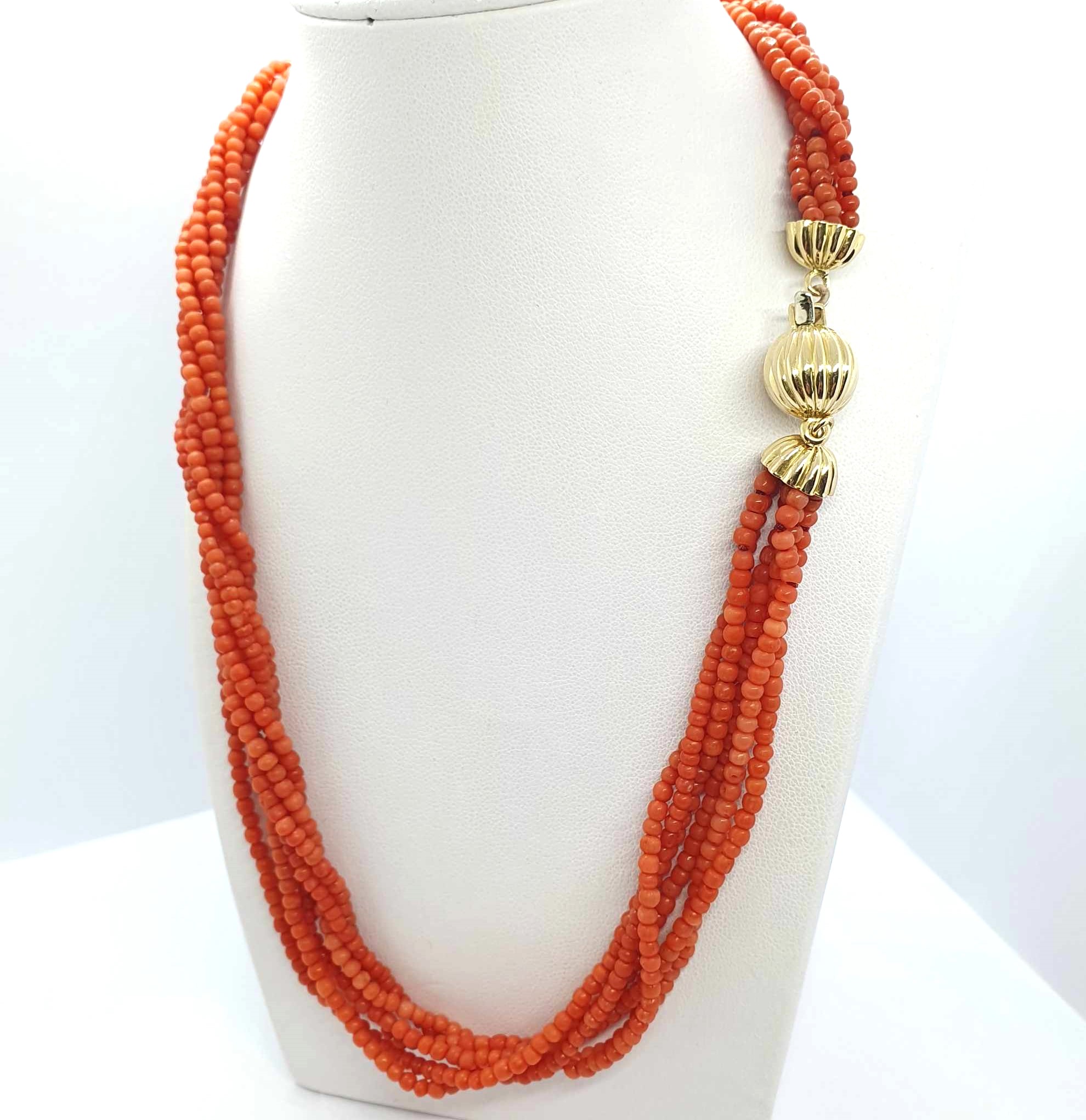 N652-49gr-A223-400.jpg Girocollo corallo rosso con oro giallo - immagine 1