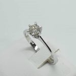 Anello solitario diamante 0,30