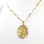 Collana con medaglietta volto di Gesù Cristo