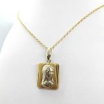 Catenina con pendente La Vergine Maria in oro