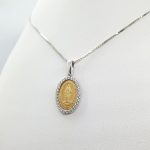 Catenina con pendente Madonna Miracolosa oro