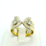 Anello vintage oro e diamanti