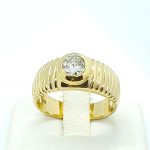 Anello vintage oro con diamante