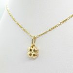 Catenina con quadrifoglio oro