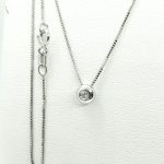 Collana punto luce oro e diamante