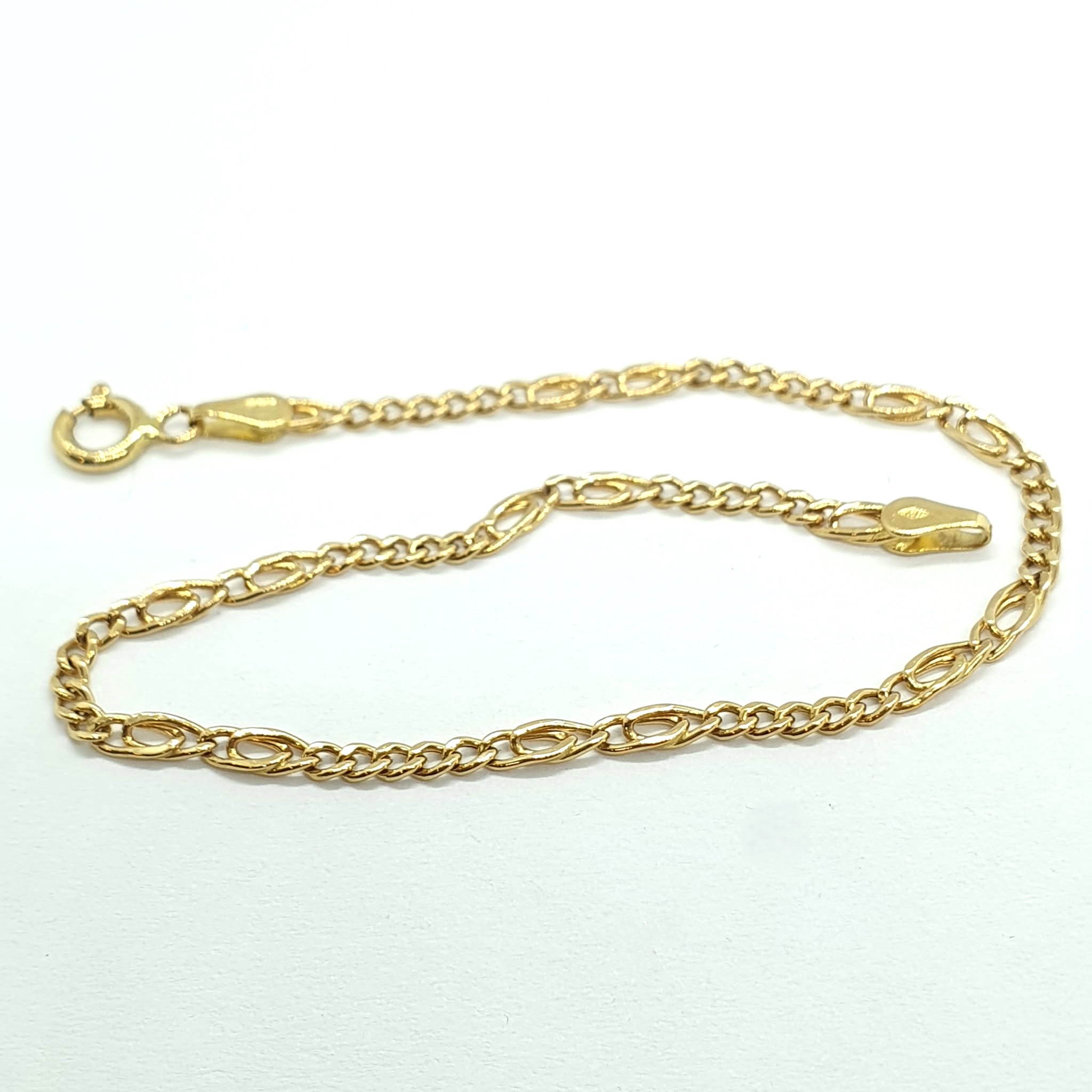 N824-1,7gr-A136-215 Braccialetto oro - immagine 1