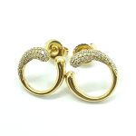 Georg Jensen orecchini oro e diamanti